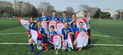 championne academique UNSS   football féminin