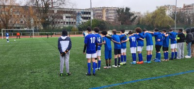 Séance de tirs au buts football. Minimes garçons